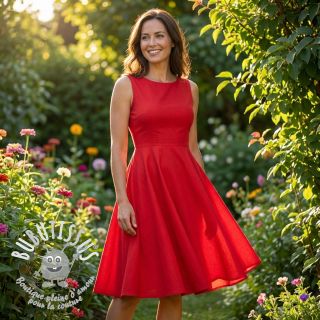 Tissu coton-viscose red