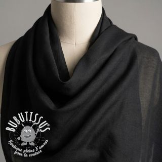 Tissu coton-viscose black
