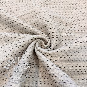 Tissu déco PIQUE Khanta ecru