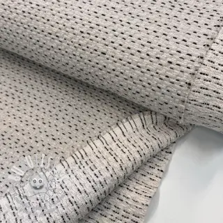 Tissu déco PIQUE Khanta ecru