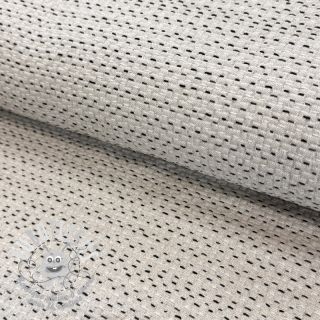 Tissu déco PIQUE Khanta ecru