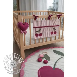 Tissu coton Cherries playmat PANEL digital print