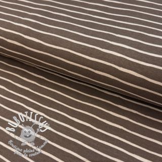 Jersey Stripes taupe