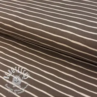 Jersey Stripes taupe