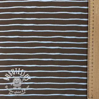 Jersey Stripes dark khaki