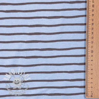 Jersey Stripes dusty blue