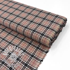 Tissu coton LIGHT FLANNEL Check design F