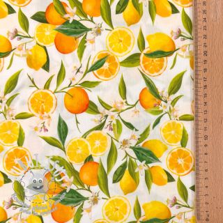 Viscose RAYON POPLIN Fruity design D