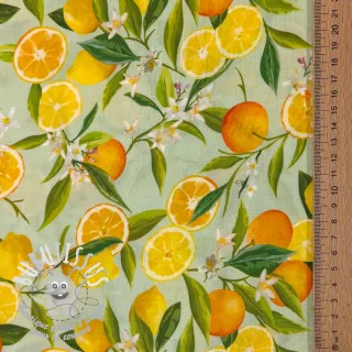 Viscose RAYON POPLIN Fruity design E