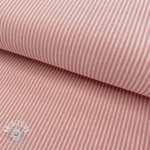 Tissu déco DOBBY Colored stripe blush