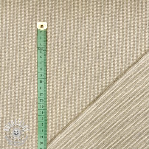 Tissu déco DOBBY Colored stripe linen