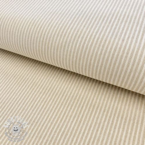 Tissu déco DOBBY Colored stripe linen