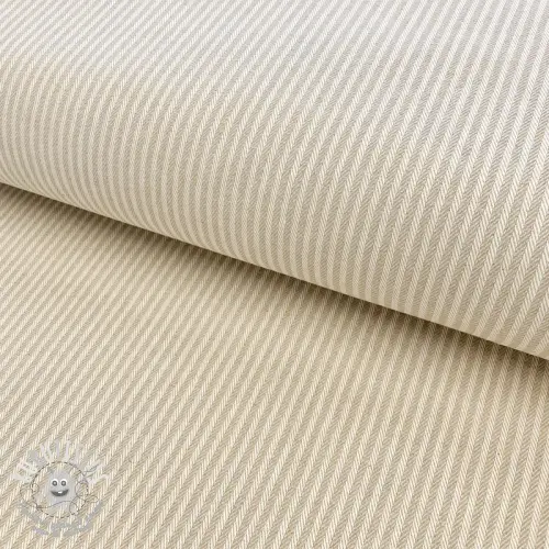 Tissu déco DOBBY Colored stripe linen