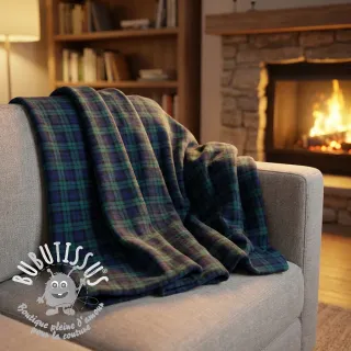 Tissu coton LIGHT FLANNEL Check design A
