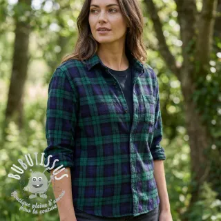 Tissu coton LIGHT FLANNEL Check design B