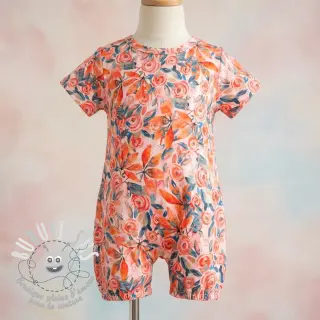 Viscose RAYON POPLIN Printed Rosie design B