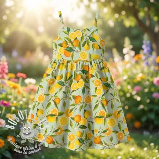 Viscose RAYON POPLIN Fruity design E