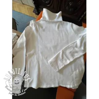 Tissu tricot BIG KNIT white