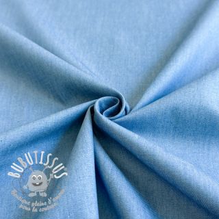Tissu coton JEANS Chambre light jeans