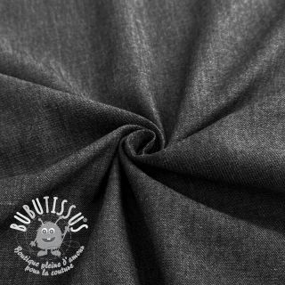 Tissu coton JEANS Chambre black