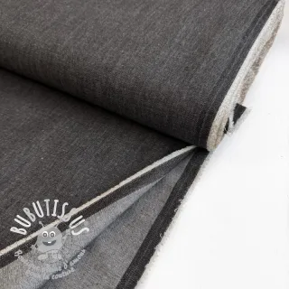 Tissu coton JEANS Chambre black