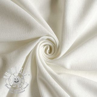 Tissu coton Lin PREMIUM off white