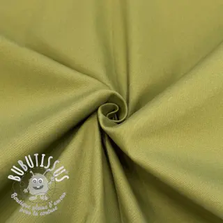 Tissu coton TWILL soft brushed lime