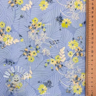 Tissu en coton avec un mélange Burny lovely blue