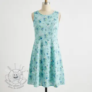 Tissu en coton avec un mélange Burny lovely green