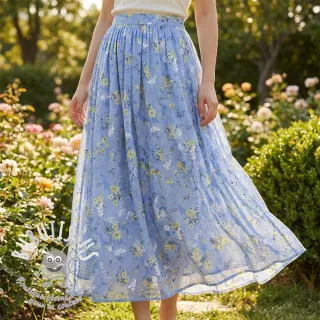 Tissu en coton avec un mélange Burny lovely blue