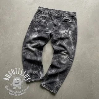JEANS DENIM Tie -Dye 7,5 OZ black