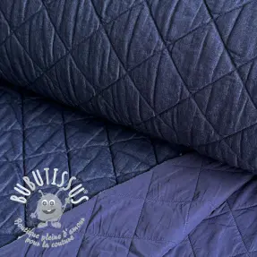 Tissu matelassé Stepples Denim square