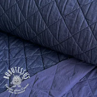 Tissu matelassé Stepples Denim square
