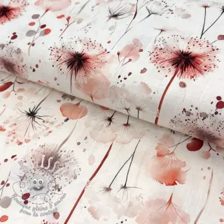 Viscose lin Flower sea design C
