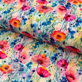 Viscose lin Bright and bold design C