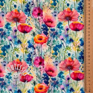 Viscose lin Bright and bold design C