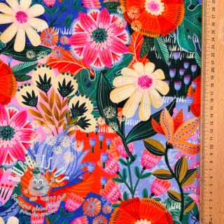 Viscose lin Bright and bold design A