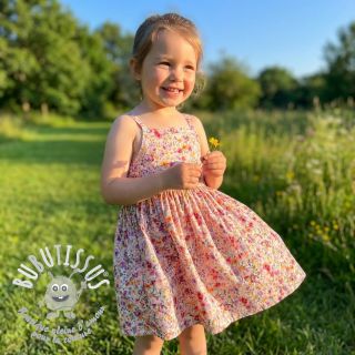 Viscose lin Floral design C