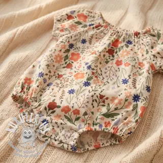 Viscose lin Botanic design B