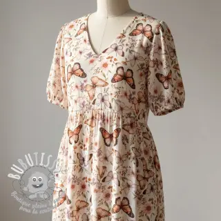 Viscose lin Botanic design C