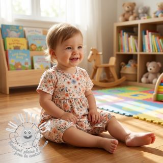 Viscose lin Sweet and small design B