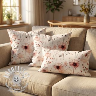 Viscose lin Flower sea design C