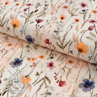 Viscose lin Botanic design A