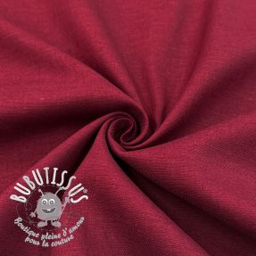 Viscose lin SPANDEX burgundy
