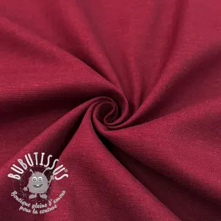 Viscose lin SPANDEX burgundy