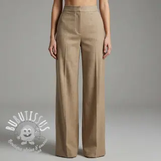 Viscose lin SPANDEX taupe
