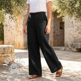 Viscose lin SPANDEX black