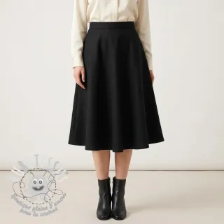 Viscose lin SPANDEX black