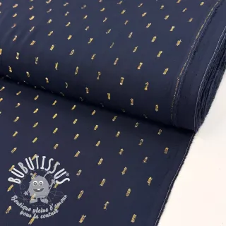 Viscose LUREX navy