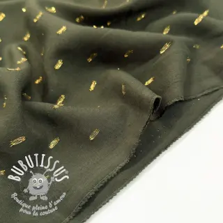 Viscose LUREX dark green